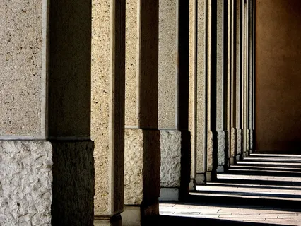 阴影，专栏，建筑，细节，结构