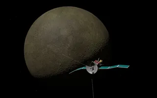 汞，行星，太阳系，太空旅行，着陆