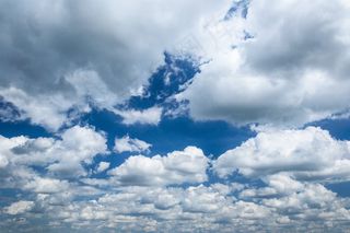 天空，云团，蓝色，白色，天气，一天，夏天