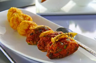 炸，鱼糕，华欣，美味，食品，美味