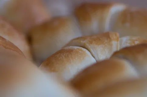 糕点，新鲜，卷，模糊，食品