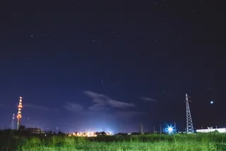 夜晚，城市，夜晚的城市，夜晚的城市，天际线