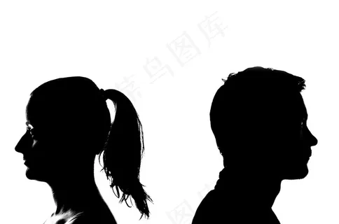 分手，离婚，分离，关系，一对