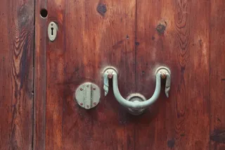 门,挂钩,锁,箱子,吉他,木门与金属门环