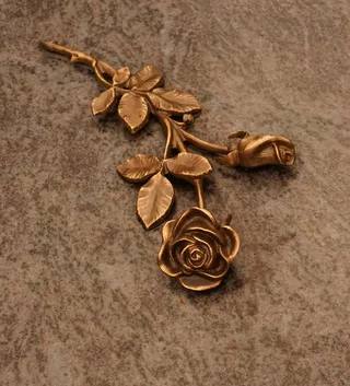 玫瑰，金，金属