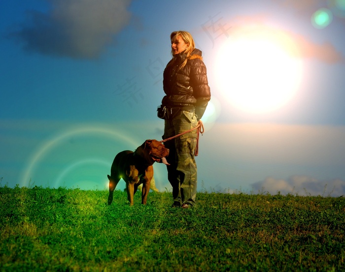 芭芭拉·德·波尔多，杜格·波尔多，狗，动物