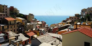 里奥马焦雷，五渔村，海，利古里亚，意大利