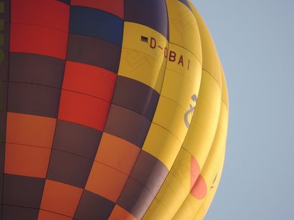 热气球，气球，颜色，瓷砖，飞行