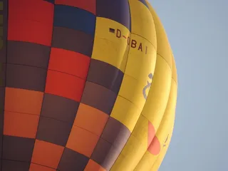 热气球，气球，颜色，瓷砖，飞行