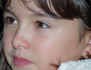 脸，女孩，看，眼睛