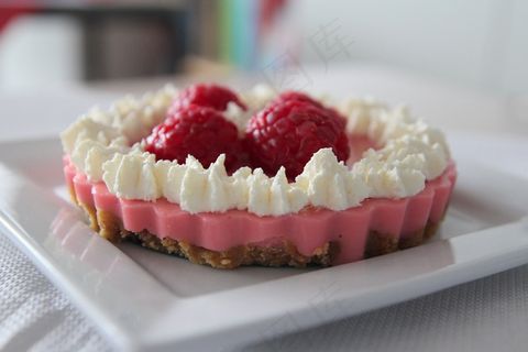 覆盆子art，甜点，食品，甜，蛋糕，糕点
