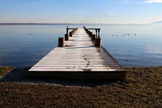 Web，银行，水机，湖泊风景，心情，地平线，意见，边框