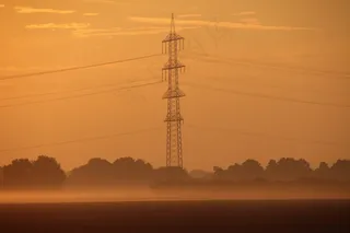 斯特罗斯特，座机，日出，雾，心情，摩根罗特