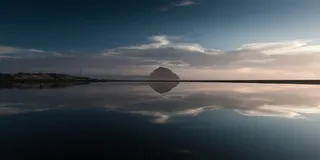 水，反射，镜子，玻璃状，湖泊，大海，海洋