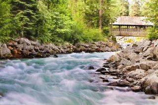 溪流，水，流，性质，溪，流，公园