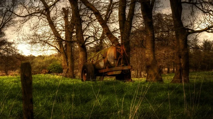 泥浆，液体肥料，农村，农业，坦克