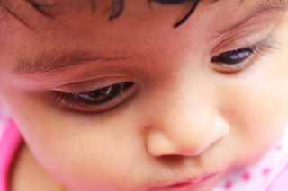 婴儿，脸，肖像，特写，儿童，快乐，孩子