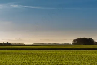 草甸，蓝色，绿色，天空，景观，空，农村，一天