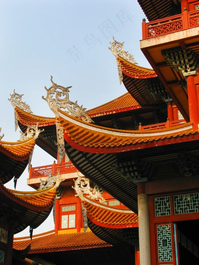 中国，福州，这座寺庙，大教堂，阁楼，修道院