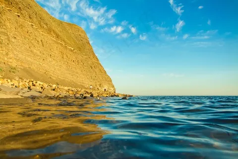 海洋，英格兰，多塞特郡，大海，湾