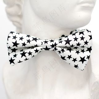 黑色,白色,明星,飞,领带,循环,时尚,男子 黑色,白色,明星,飞,领带,循环,时尚,男子