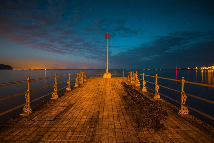 斯沃尼奇湾，海景，海洋