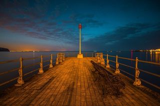 斯沃尼奇湾，海景，海洋