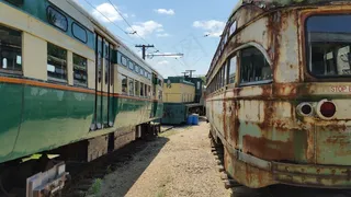 旧金山，街车，电车，海景，手推车