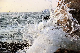 悬崖，海，海岸