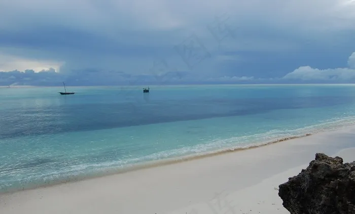 海滩，海，海洋，沙，桑迪，热带，海岸，度假村
