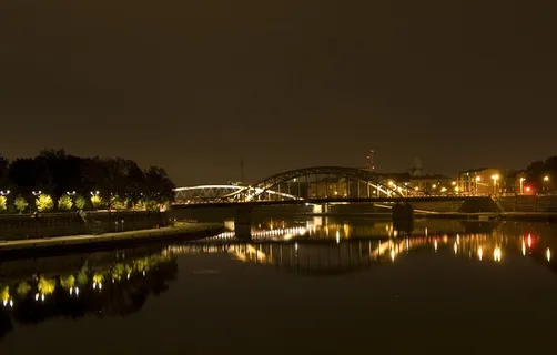 江,克拉科夫,波兰,夜,景观,维斯瓦,城市 江,克拉科夫,波兰,夜,景观,维斯瓦,城市