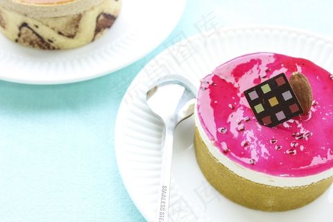 蛋糕，甜点，蛋糕，粉红色，糕点，食品，甜