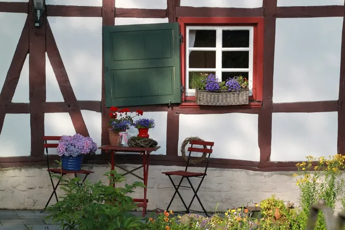 Fachwerkhaus，建筑，桁架，建筑，外立面