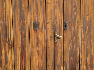 旧门，木材，门，老，老建筑，仿古