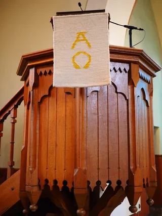 讲坛，教堂，布道，信仰，克里斯汀，阿尔法，欧米茄