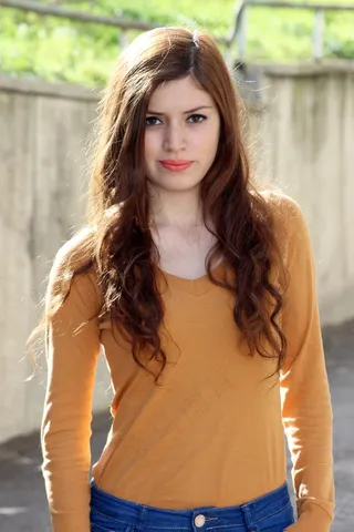 女孩，Portraip，长长的头发，外形，模型，曝光