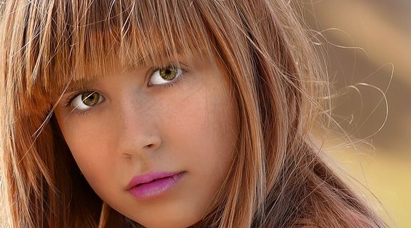 人的，女人，脸，关闭