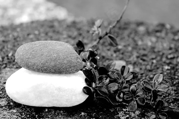 石头，冥想，平衡，放松，Gartendeko