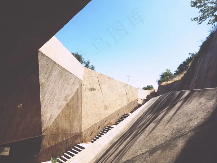 楼梯，建筑，现代，混凝土，建筑