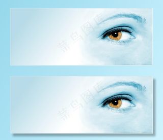 女人的脸，棕色的眼睛的特写