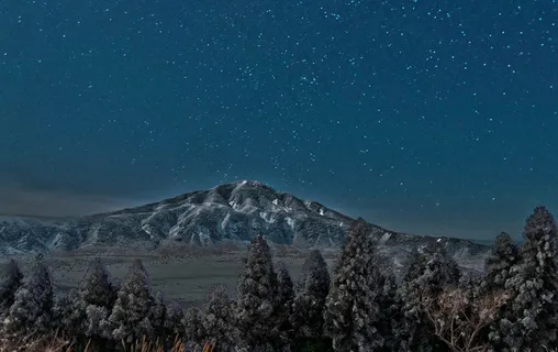 麻生太郎,星星,夜,火山,日本 麻生太郎,星星,夜,火山,日本