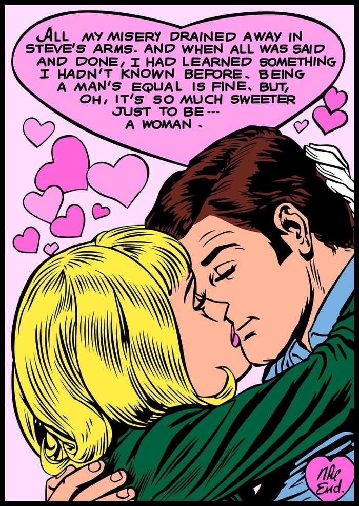 真是太甜了...一个女人