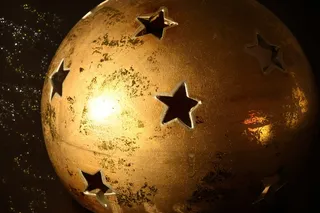 圣诞摆设，黄金，装饰