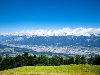 因斯布鲁克，山脉，景观，山谷景观