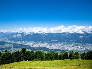 因斯布鲁克，山脉，景观，山谷景观