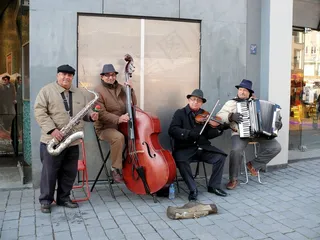 街头乐队，音乐家，音乐，街头艺人