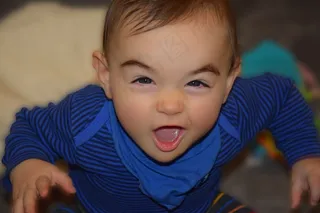 儿童，恐慌，做鬼脸