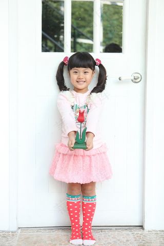 儿童，女孩，小，美丽，快乐