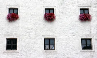 立面，窗口，建筑，架构，首页，Hauswand