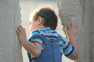 女孩，儿童，可爱，想知道，童年，困惑，蓝色